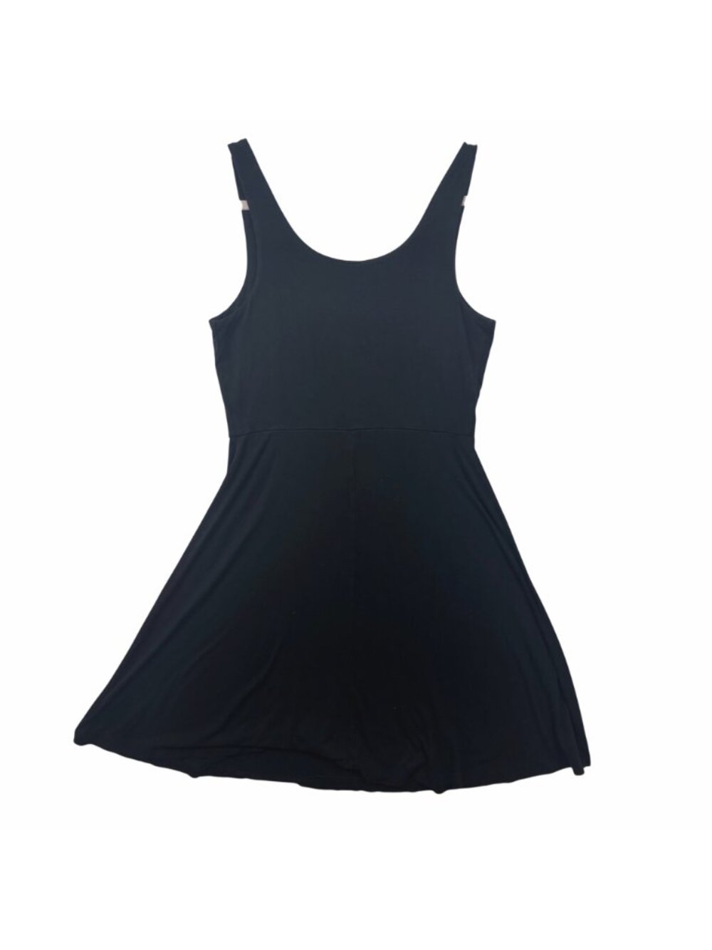 ✨3/$30 Old Navy M Black SleevelessFit & Flare Tank Scoop Neck Mini Dress - Picture 3 of 4